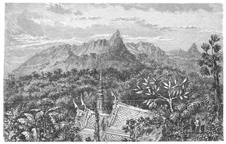 MOUNTAINS OF KORAT FROM PATAWI.