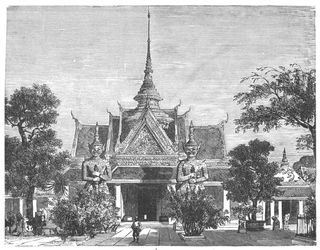 HALL OF AUDIENCE, PALACE OF BANGKOK.