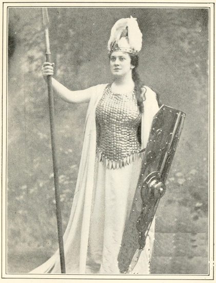 Copyright by Aimé Dupont, N. Y.

Nordica as Brünhilde in "Siegfried."