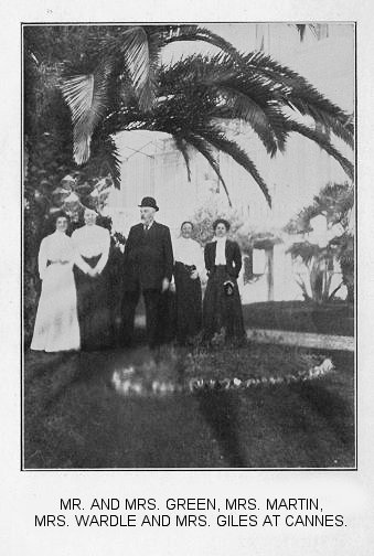 Mr. and Mrs. Green, Mrs. Martin, Mrs. Wardle and Mrs. Giles at
Cannes