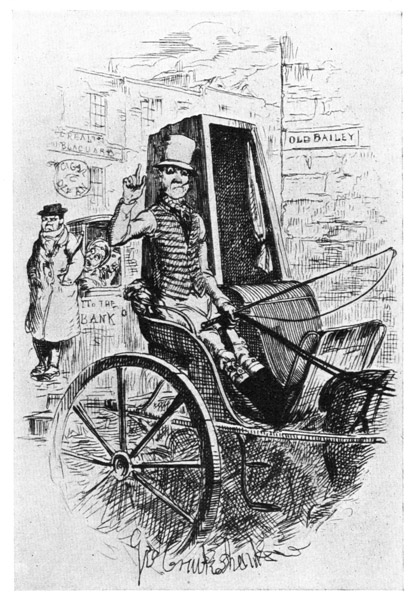 THE LAST CAB-DRIVER. From "Sketches by Boz,"
Second Series, 1837.