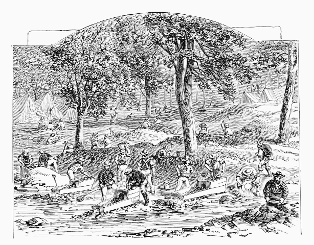 Immortal Game, 1851, Drawing by Anthony Welch