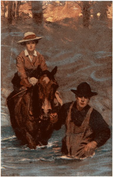 "'PICK UP YOUR SKIRT,' HE SAID BLUNTLY; 'IT GETS
STEEPER.'"—Page 32