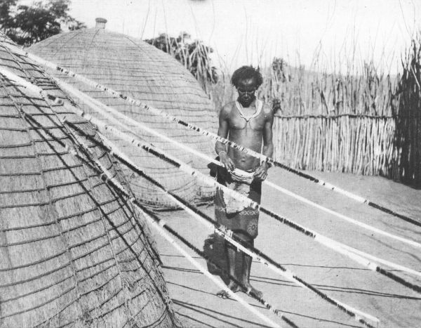 INTERIOR OF MILITARY BARRACKS
