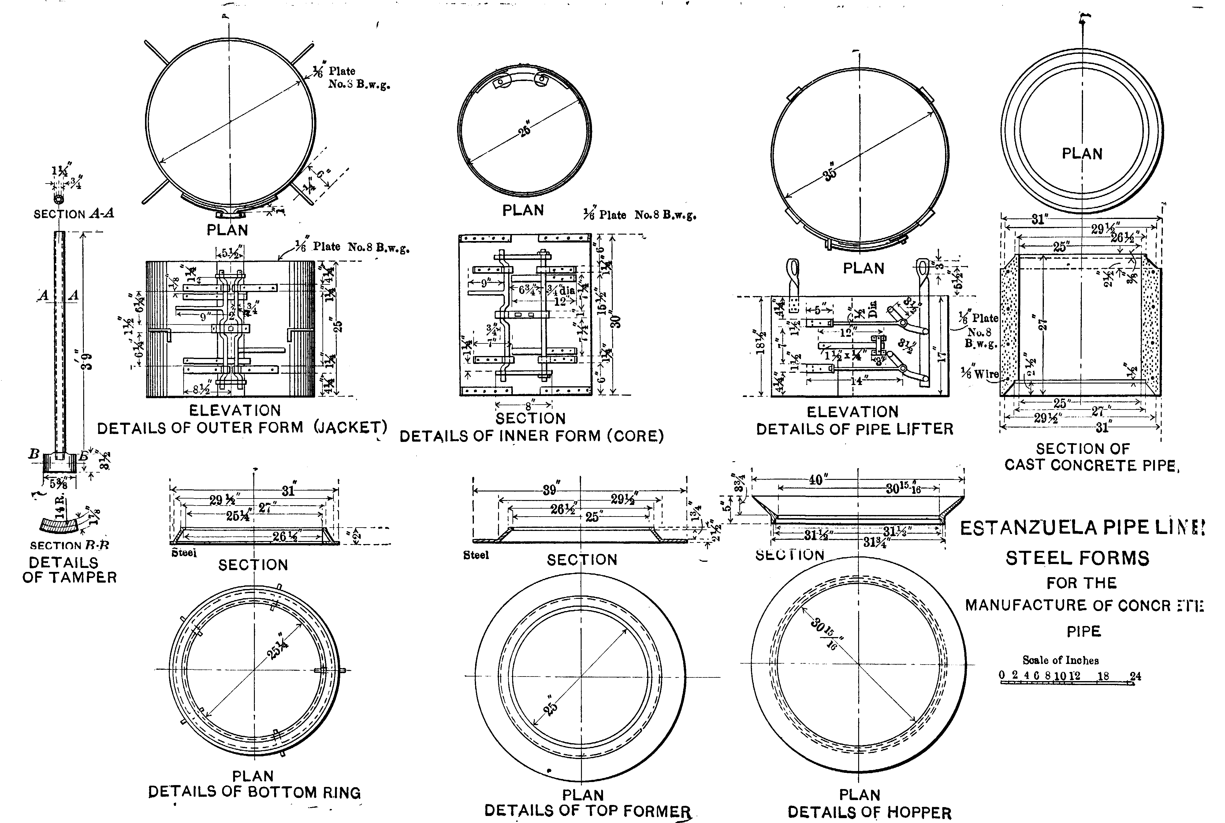 Rcp Pipe Size Chart