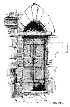 DOOR THROUGH WHICH ST. CLARE
LEFT THE PALAZZO SCIFI