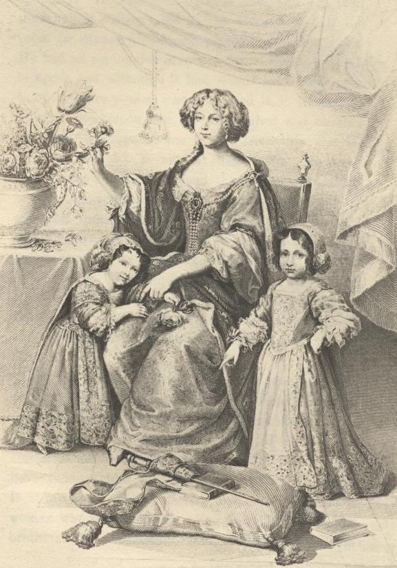 Duchesse D’orleans and Her Children 