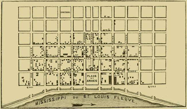 New Orleans in 1728.