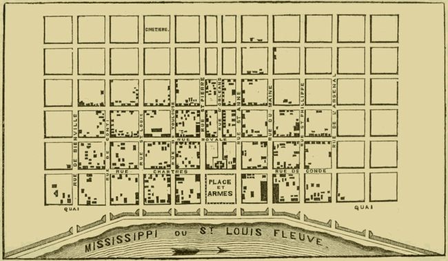 New Orleans in 1728.