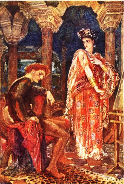 THE SLIGHTED BEAUTY STARTED TO HER FEET