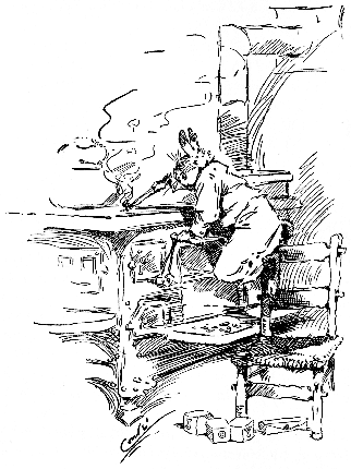 AND HE MADE SOME STRIPES, TOO&mdash;MOSTLY ON TOP OF THE STOVE