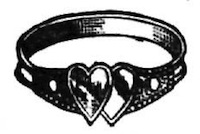 Illustration: Two heart ring