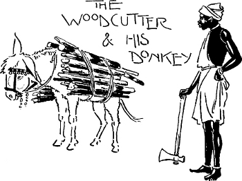 Illustration: The woodcutter and his donkey