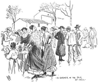 A crowd of people at the fair