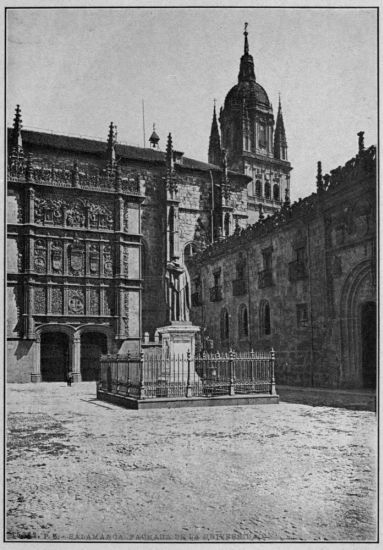 Faade of the University Library, Salamanca