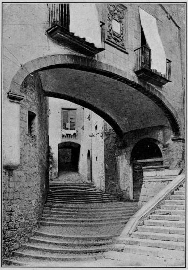 A Street Stairway, Gerona