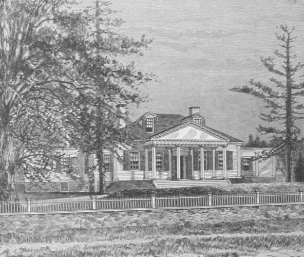 (Governor Hutchinson's House on Milton Hill.)