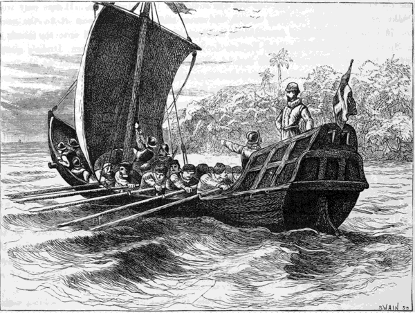 OXENHAM EMBARKING ON THE PACIFIC