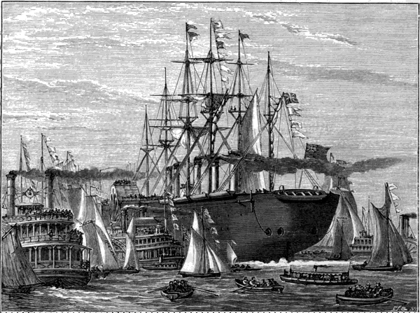 ARRIVAL OF THE “GREAT EASTERN” AT NEW YORK
