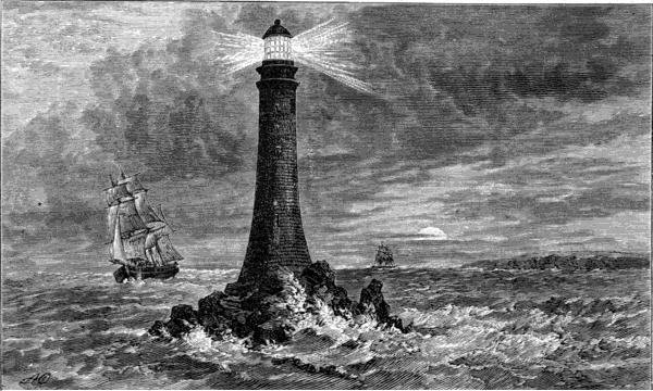 LIGHTHOUSE ON THE INCHCAPE ROCK