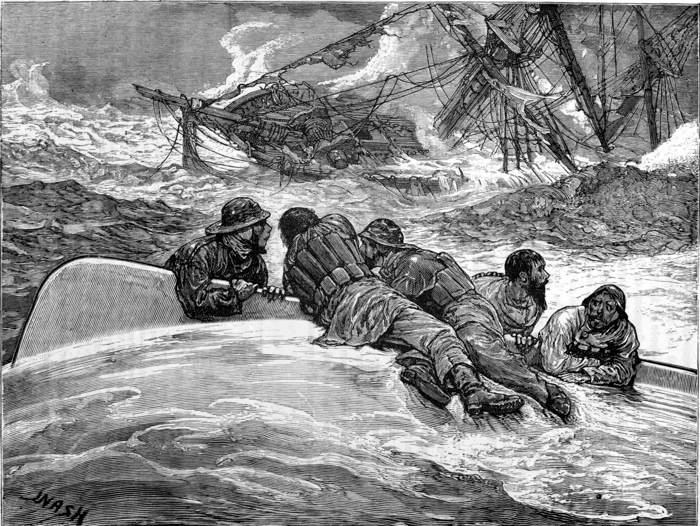 LOSS OF A LIFE-BOAT AT THE SHIPWRECK OF THE “ANN.”