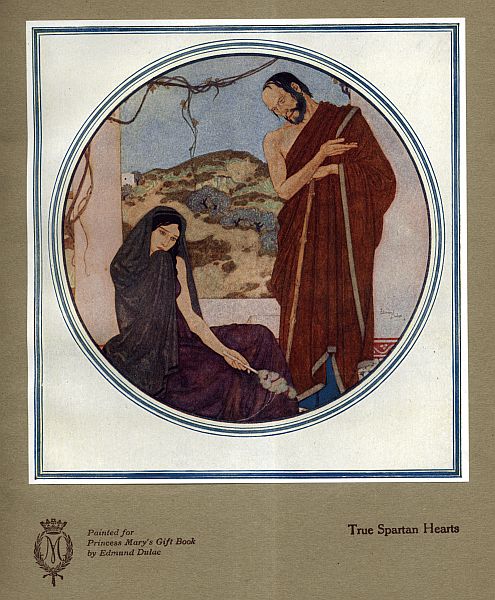 True Spartan Hearts Painted for Princess Mary's Gift Book
by Edmund Dulac