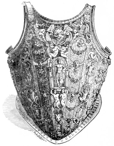BREASTPLATE, FORMERLY IN THE BERNAL COLLECTION.