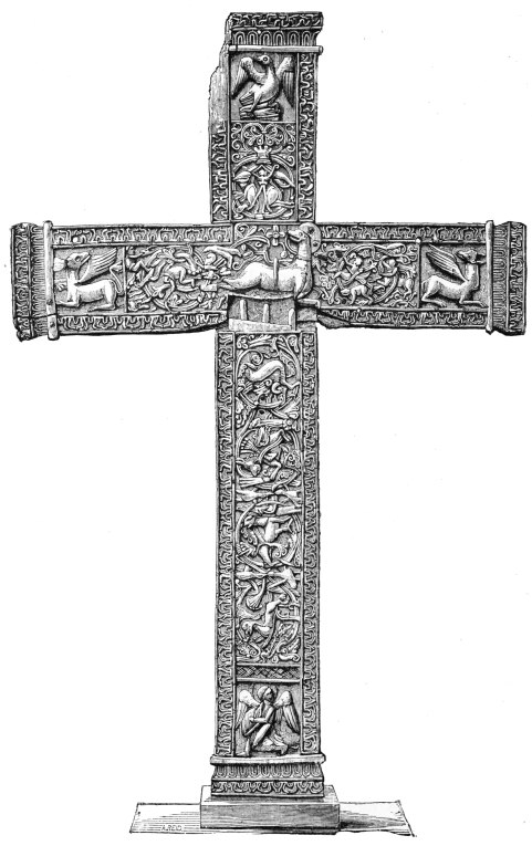 BACK OF CROSS OF KING FERDINAND I. ARCHOLOGICAL MUSEUM. MADRID