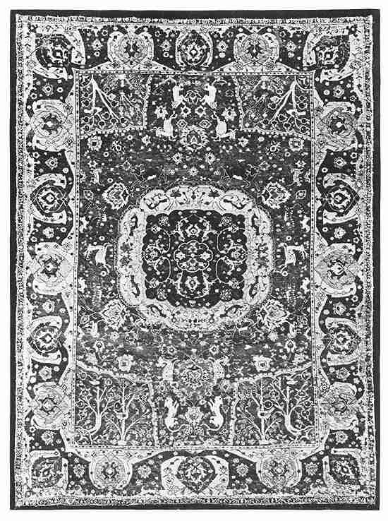 Plate 15. Persian Animal Carpet in the Metropolitan Museum of Art, New York