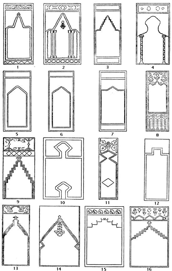 Plate D.--Prayer Arches of Asia Minor Rugs