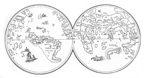 Lenox Globe in Hemispheres.