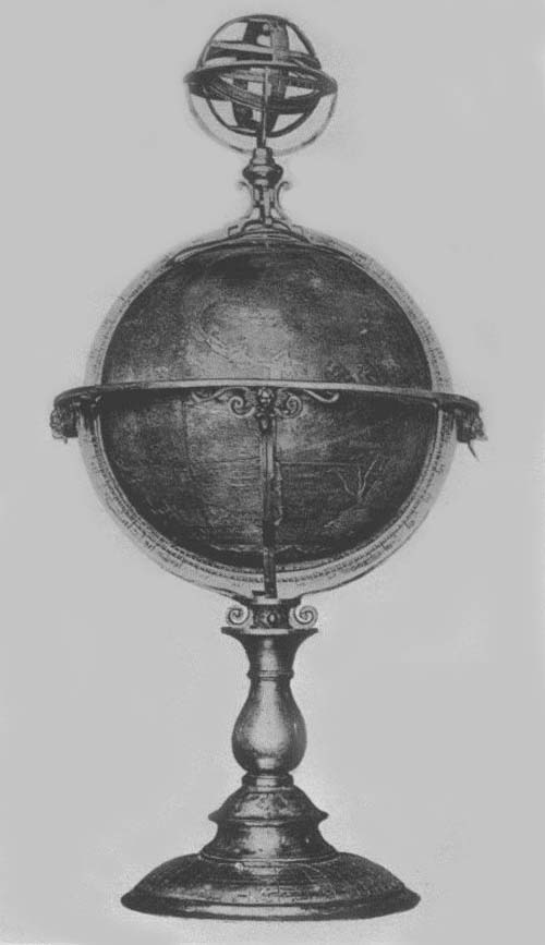 Globe of Jacob Stamfer, 1539.