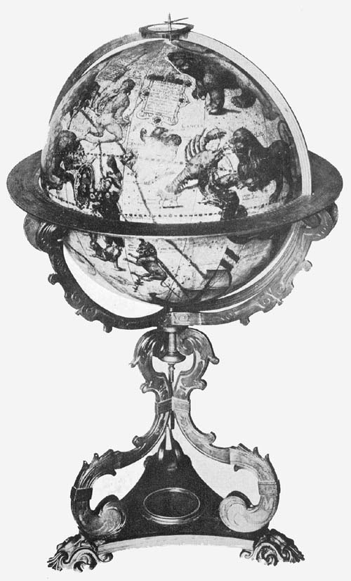 Globe terrestre, de Jodocus Hondius