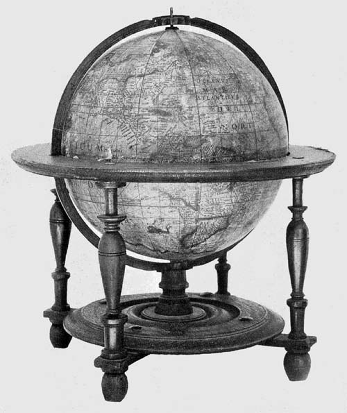 Terrestrial manuscript globe - Galerie Kugel