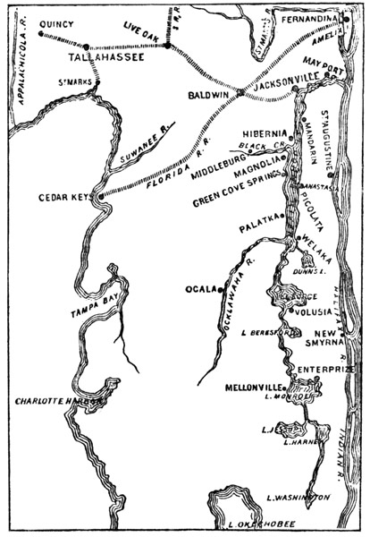 Map of the St. John River