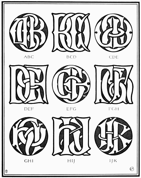 PLATE CXIV—THREE-LETTER CIPHERS