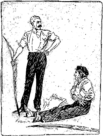 'Touché!' Victorious Bancroft and Victorien Sardou.