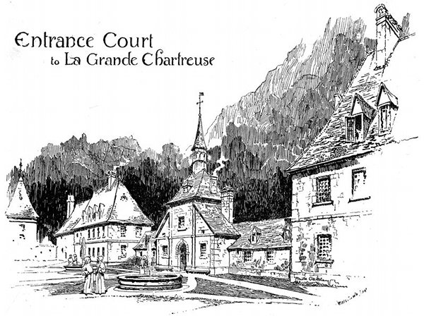 Entrance Court
to La Grande Chartreuse