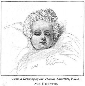 From a Drawing by Sir Thomas Lawrence, P.R.A.
AGE 6 MONTHS.