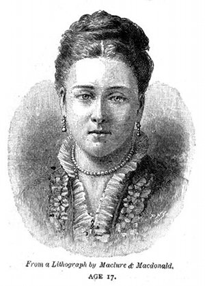 From a Lithograph by Maclure & Macdonald.
AGE 17.