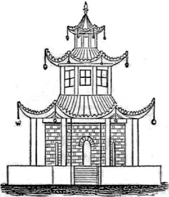 A Chinese Pagoda.