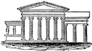 The Erectheum at Athens.