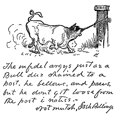 chained bull