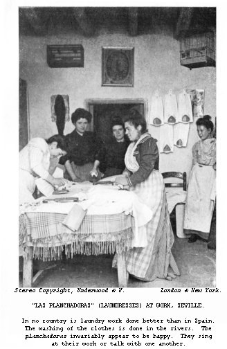 “Las Planchadoras” (laundresses) at work, Seville