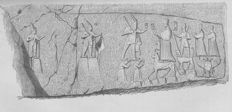 SCULPTURES AT BOGHAZ KEUI.