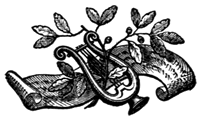Lyre with Scroll