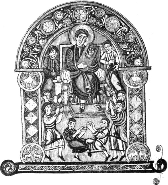 Angol miniatür a VIII. századból.