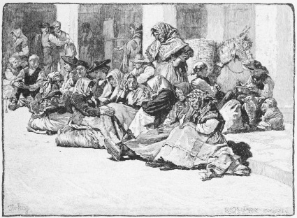 PEASANTS IN THE MARKET-PLACE.