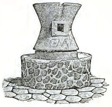 FIGURE 109.
			A POMPEIAN MILL WITHOUT ITS FRAME-WORK