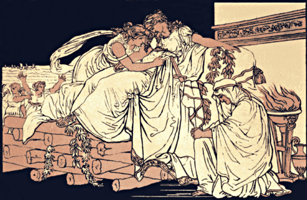 Anna tries to help the dying Dido